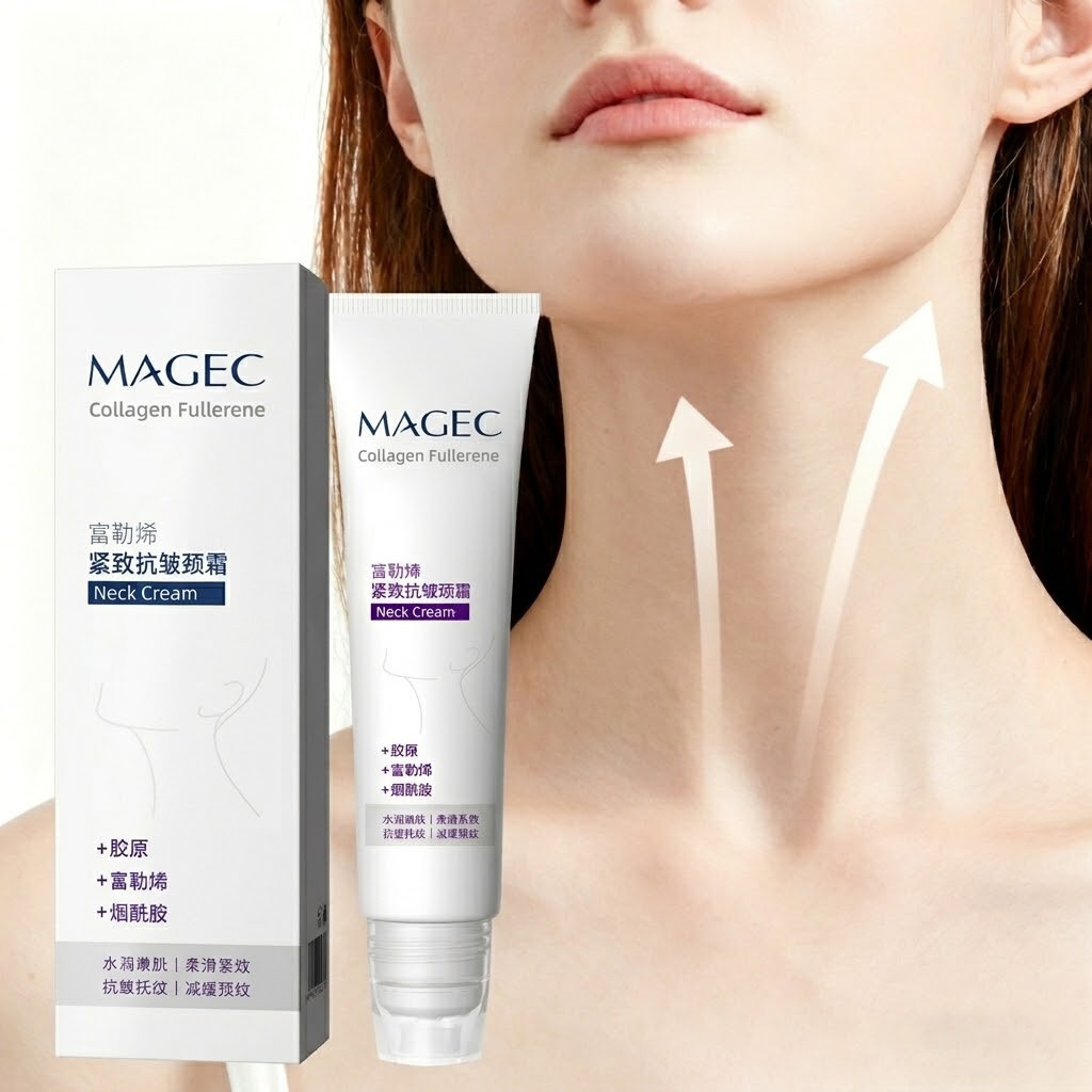 5PCS Magec Collagen Fullerene Neck Cream – Neck Skincare with Collagen