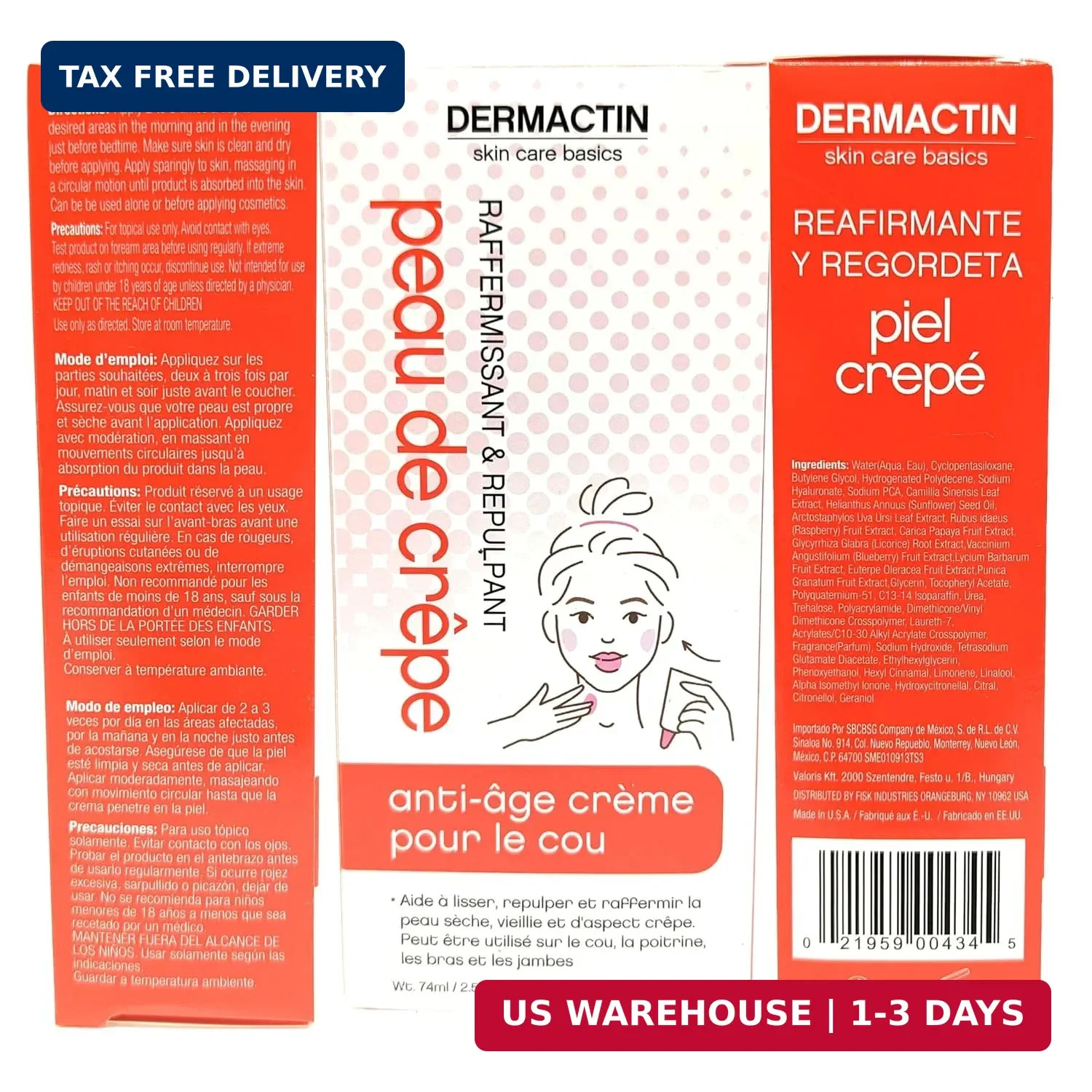 Dermactin Crepe Skin Firming Cream 2.5 oz.