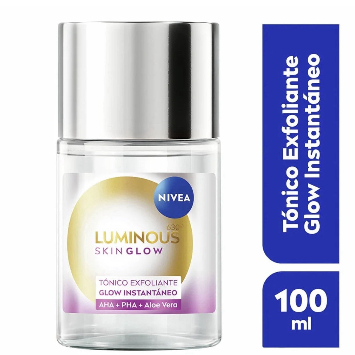 2-Piece NIVEA LUMINOUS SKIN GLOW Exfoliating Toner & Instant Serum Set 630°
