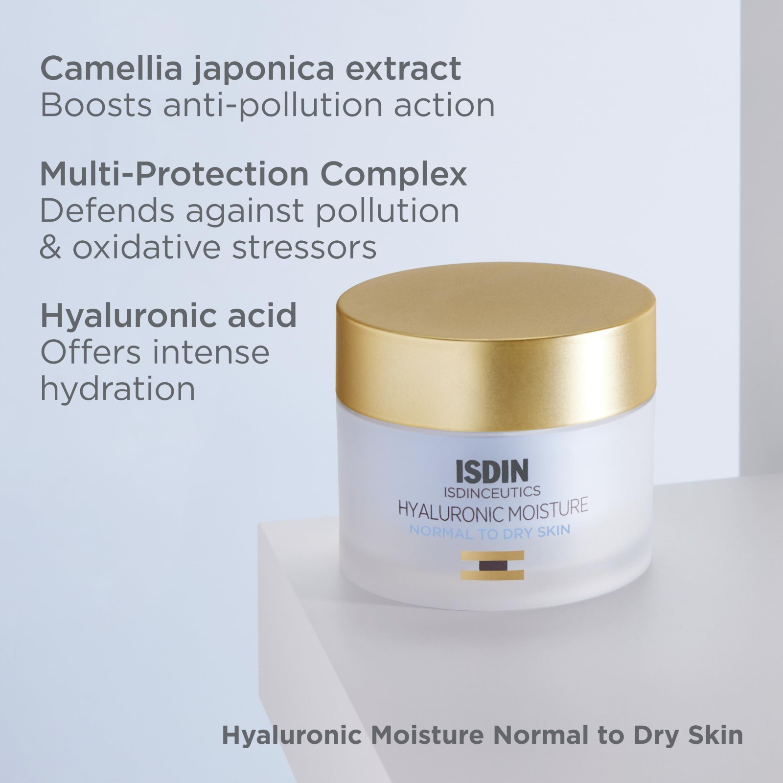 ISDIN Hyaluronic Acid Moisturizer 1.76oz – Daily Hydration for Dry & Normal Skin