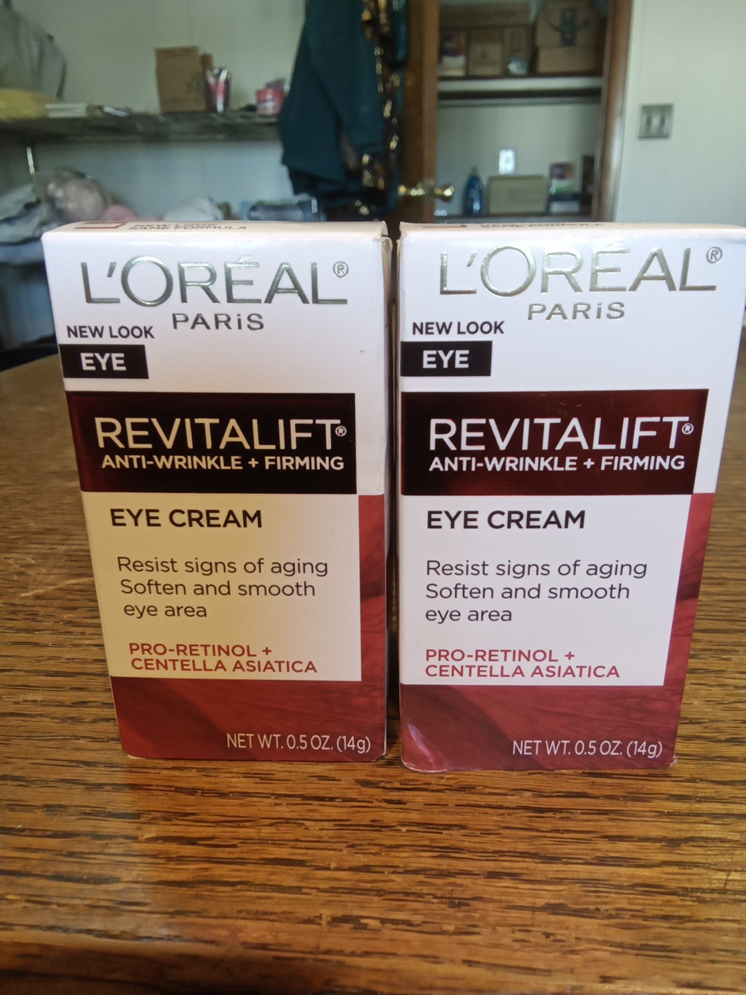 2 Pack L’Oréal Paris Revitalift Anti Wrinkle Firming Eye Cream 0.5oz Each NEW