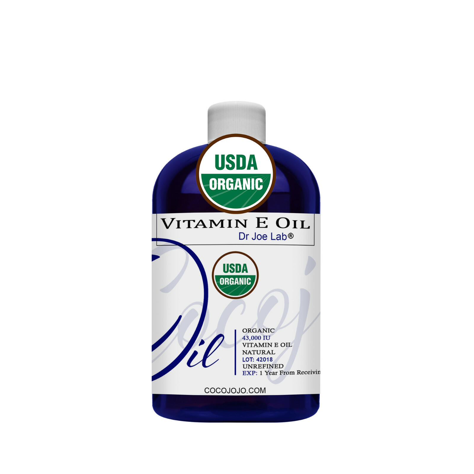 Vitamin E oil USDA Organic for hair face skin bulk moisturizer non gmo
