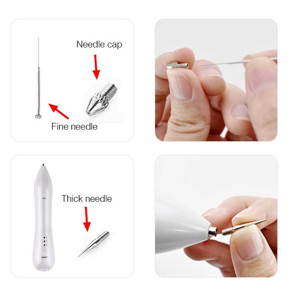 102PCS Disposable Tips Set for Freckle Spot Removal Wart Tattoo Plasma Pen US