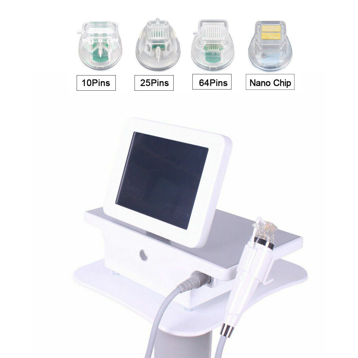Portable Micro Cartridge Tip Nano/10/25/64 Pins For Fractional Skin Care Machine
