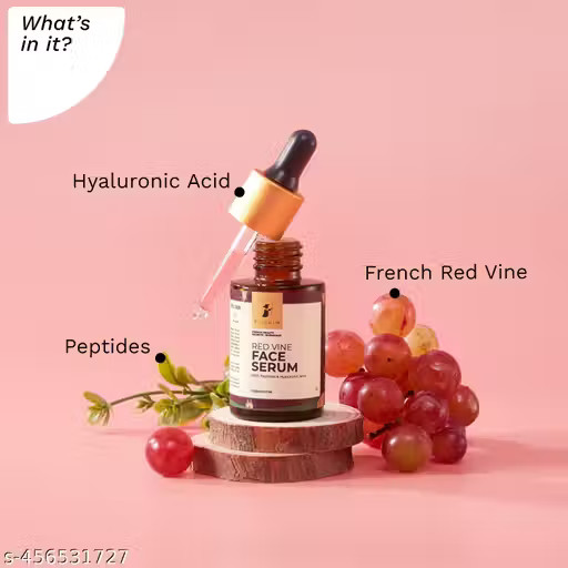 Pilgrim Red Vine serum (30ml) with Hyaluronic & peptides ( Packaging may vary )