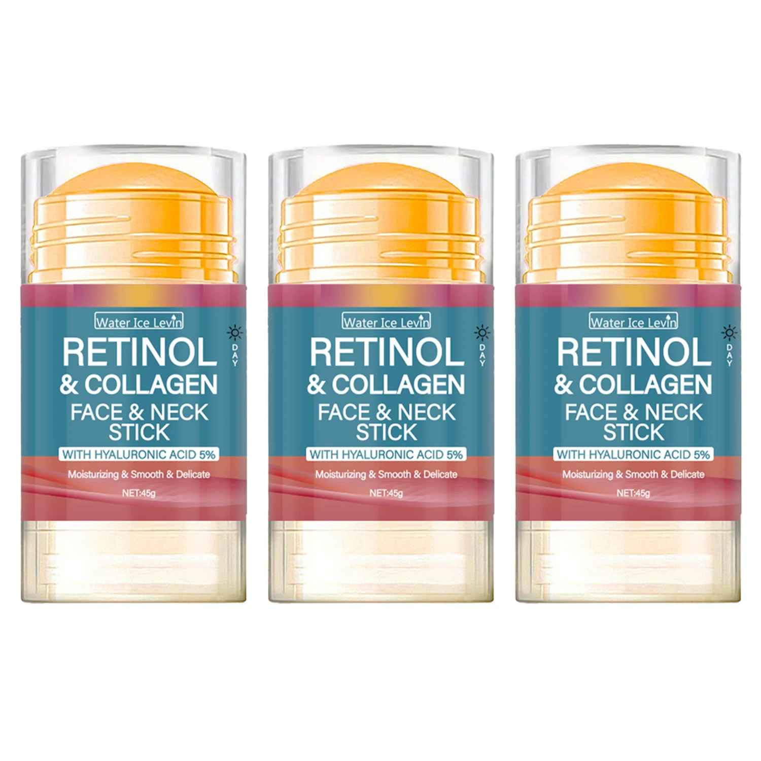 Water Ice Levin Retinol Collagen Face Cream Stick 45g Firming Brightening Moistu
