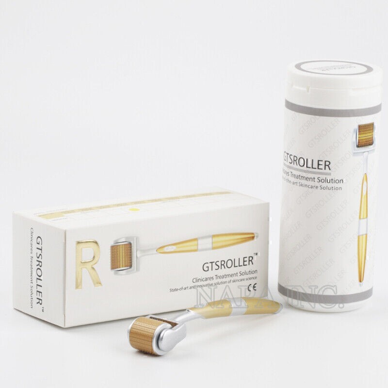 Titanium Derma Roller Beauty Wrinkle Scars Acne 192 Pins Derma Roller Anti-Aging
