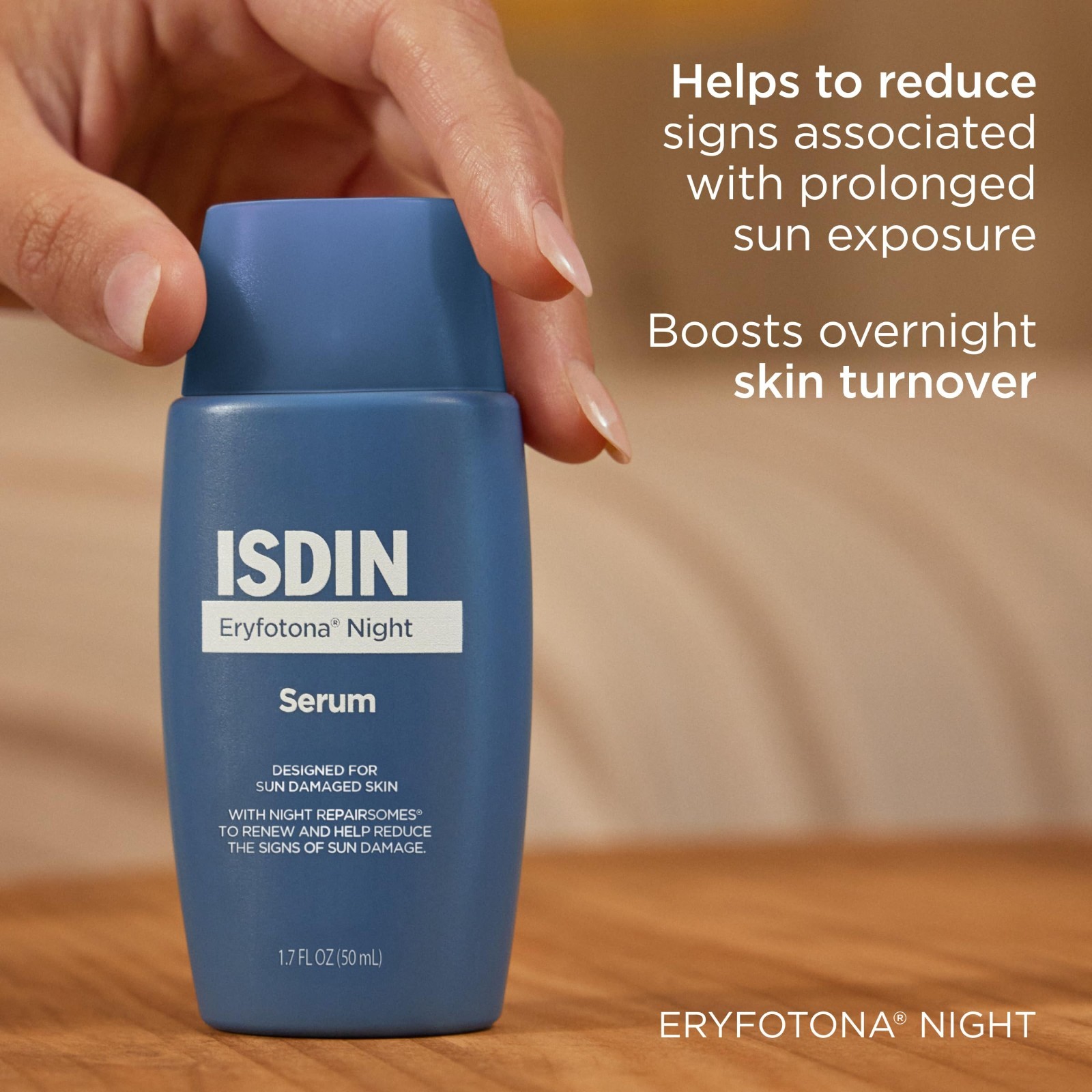 ISDIN Eryfotona Night Serum 50ml Ultra-Fluid Night Serum and Vitamin E “NIB”