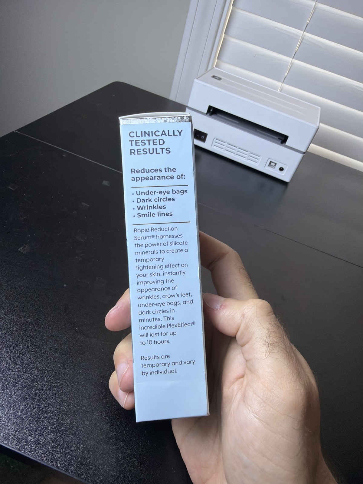 Plexaderm Skincare Rapid Reduction Serum Visibly Reduces Under-Eye Bags Wrinkles