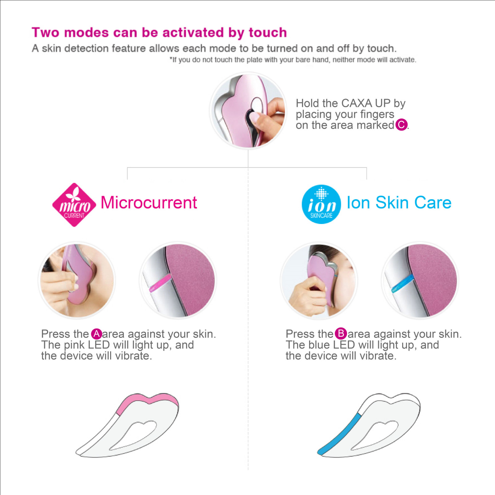 CAXA UP Heart Face Lifting Beauty Device, K-Beauty + Kahi Essence