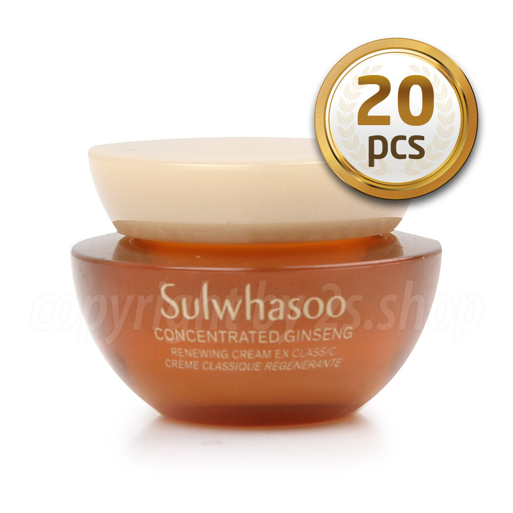 Sulwhasoo Concentrated Ginseng Renewing Cream EX 5ml x 20pcs (Classic)