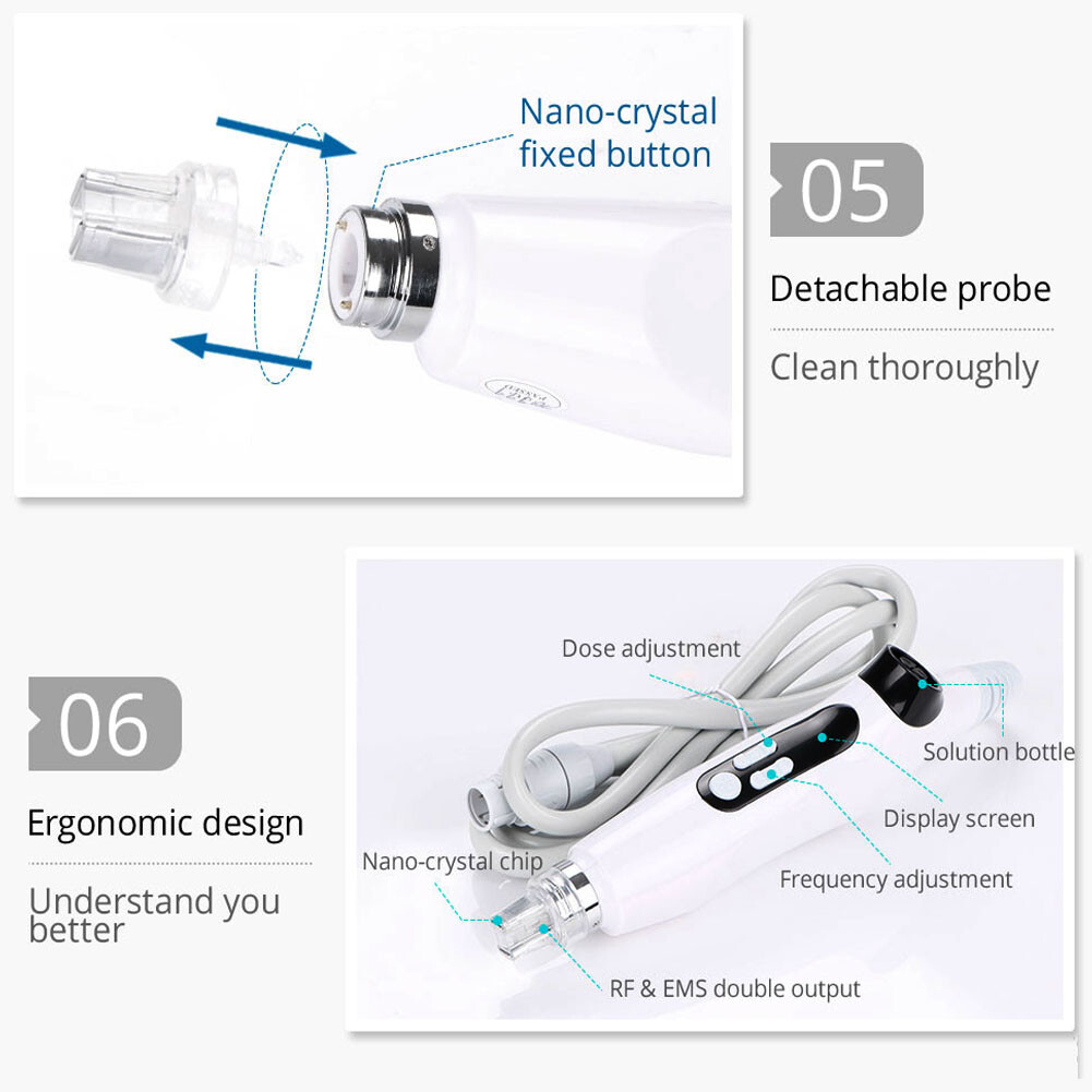 2026 NEW EMS Meso Injector No Needle Skin Care Machine RF Mesotherapy Meso Gun