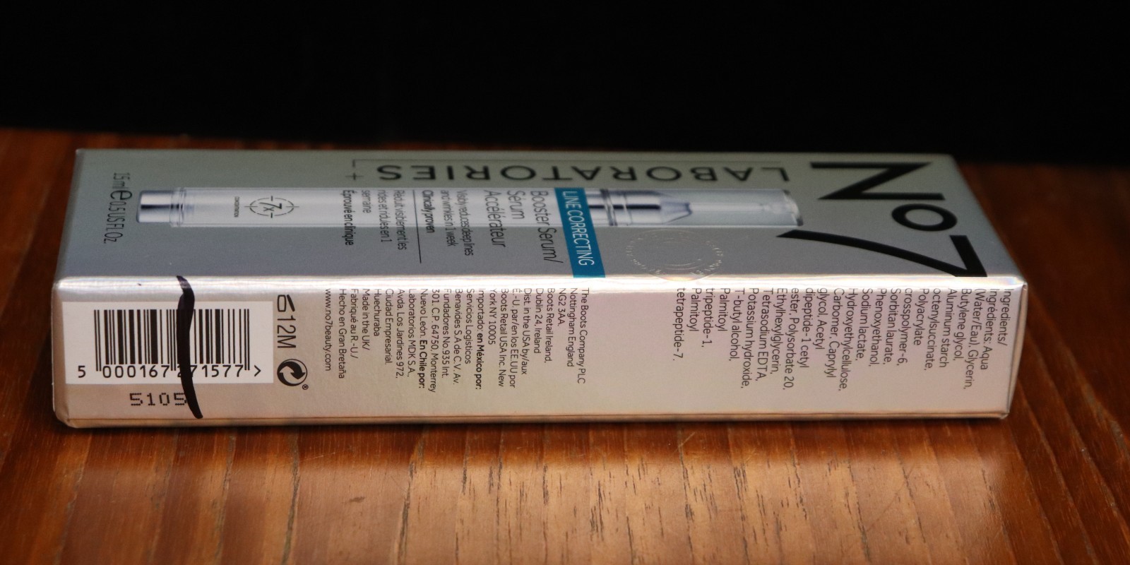 NEW No7 Laboratories Line Correcting Booster Serum For Deep Lines & Wrinkles