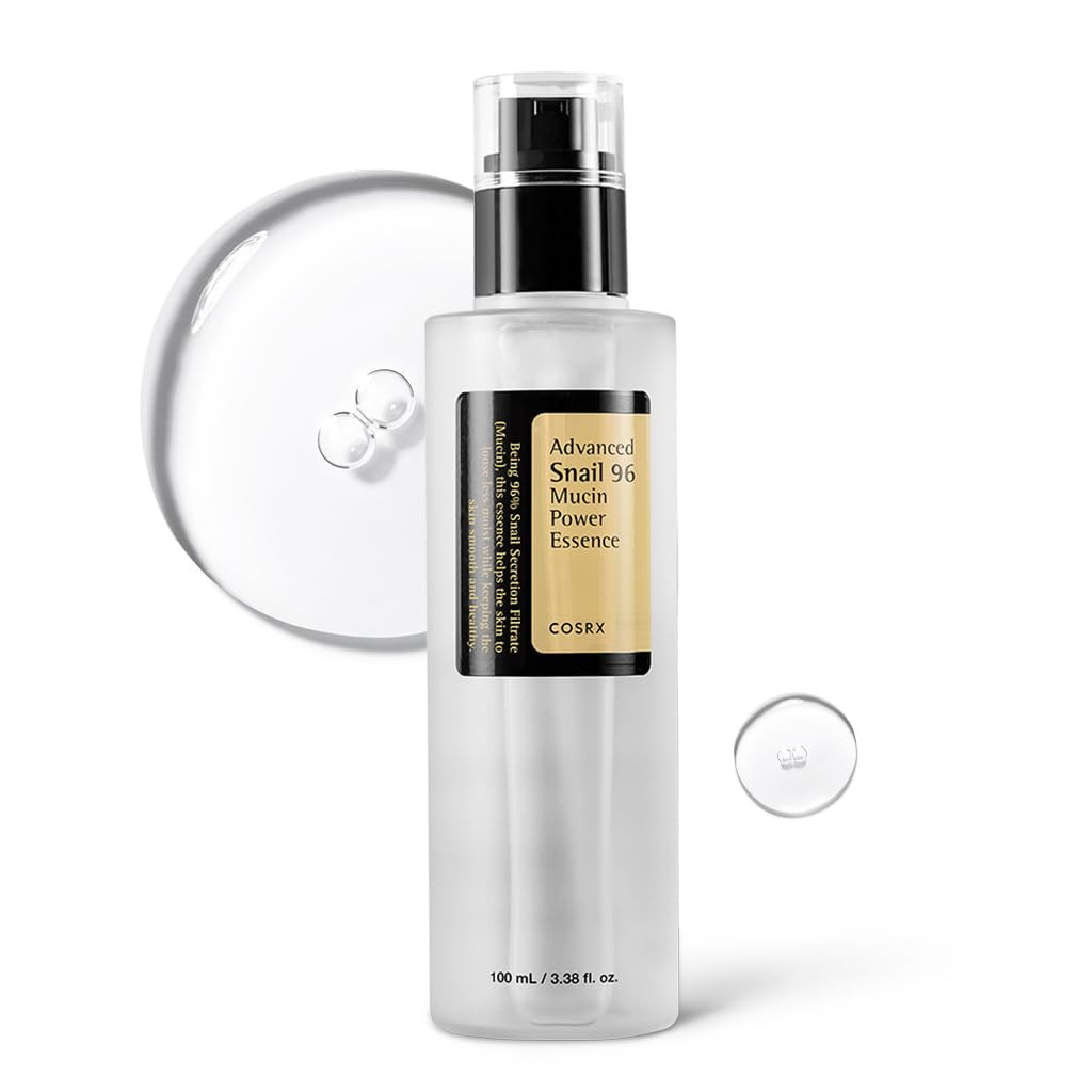 Snail Mucin 96% Repairing Serum, Hydrating Serum for Face with Snail Secretion F