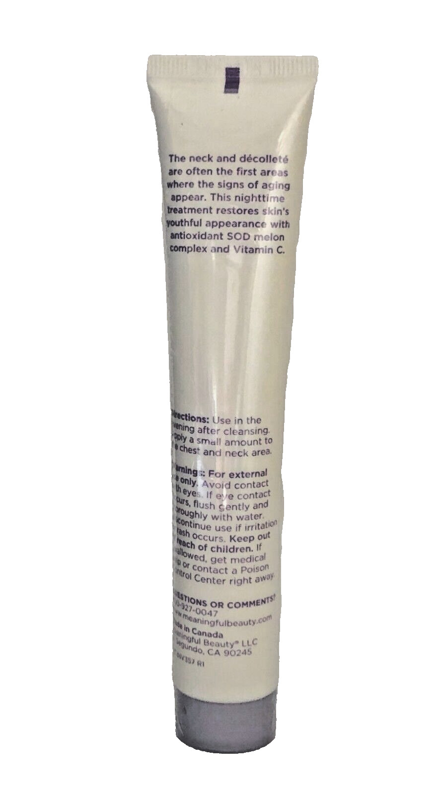 Meaningful Beauty Firming Neck Cream Neck Chest Cindy Crawford 1.7 oz / 50 ml