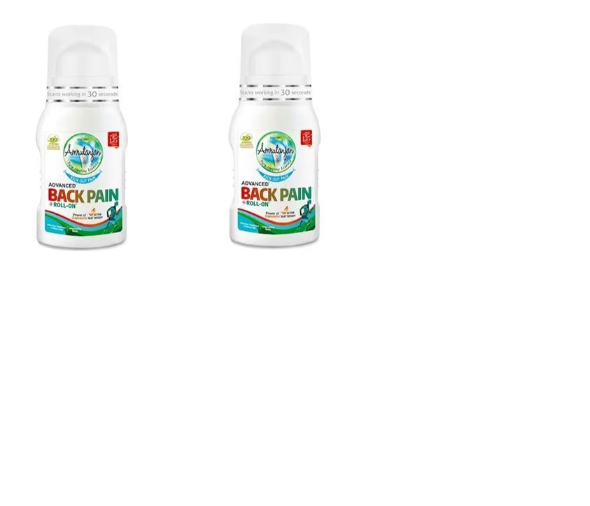 (Pack of 2) Amrutanjan Back Paine Roll On (50ml Each)