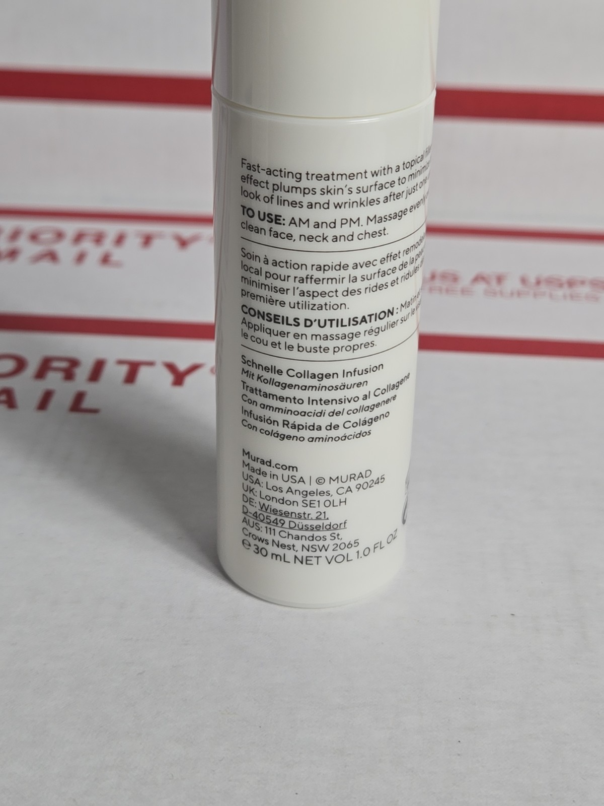 Murad Resurgence Rapid Collagen Infusion Step 2 Treat 1 oz 30mL NIB New!