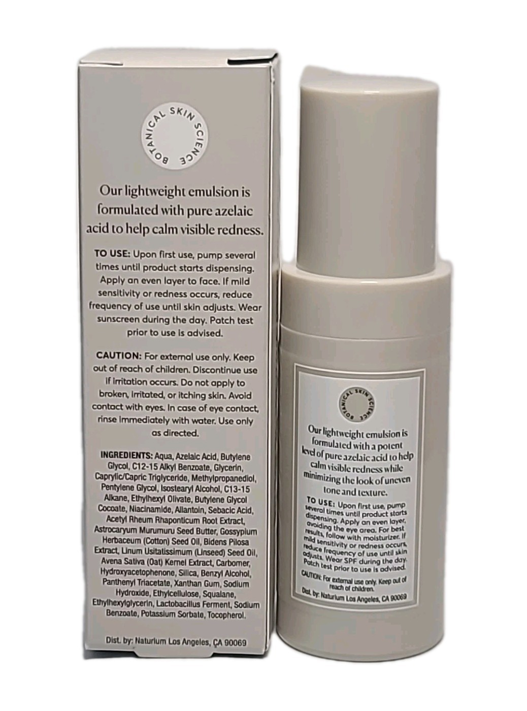 ( 1 ) Naturium Azelaic Acid Emulsion 10% Plus Bioactive Brightening Complex 1 Oz