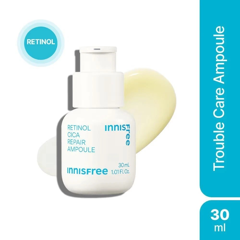 Innisfree Retinol Cica Repair Ampoule – Reduces Skin Blemishes 30ml