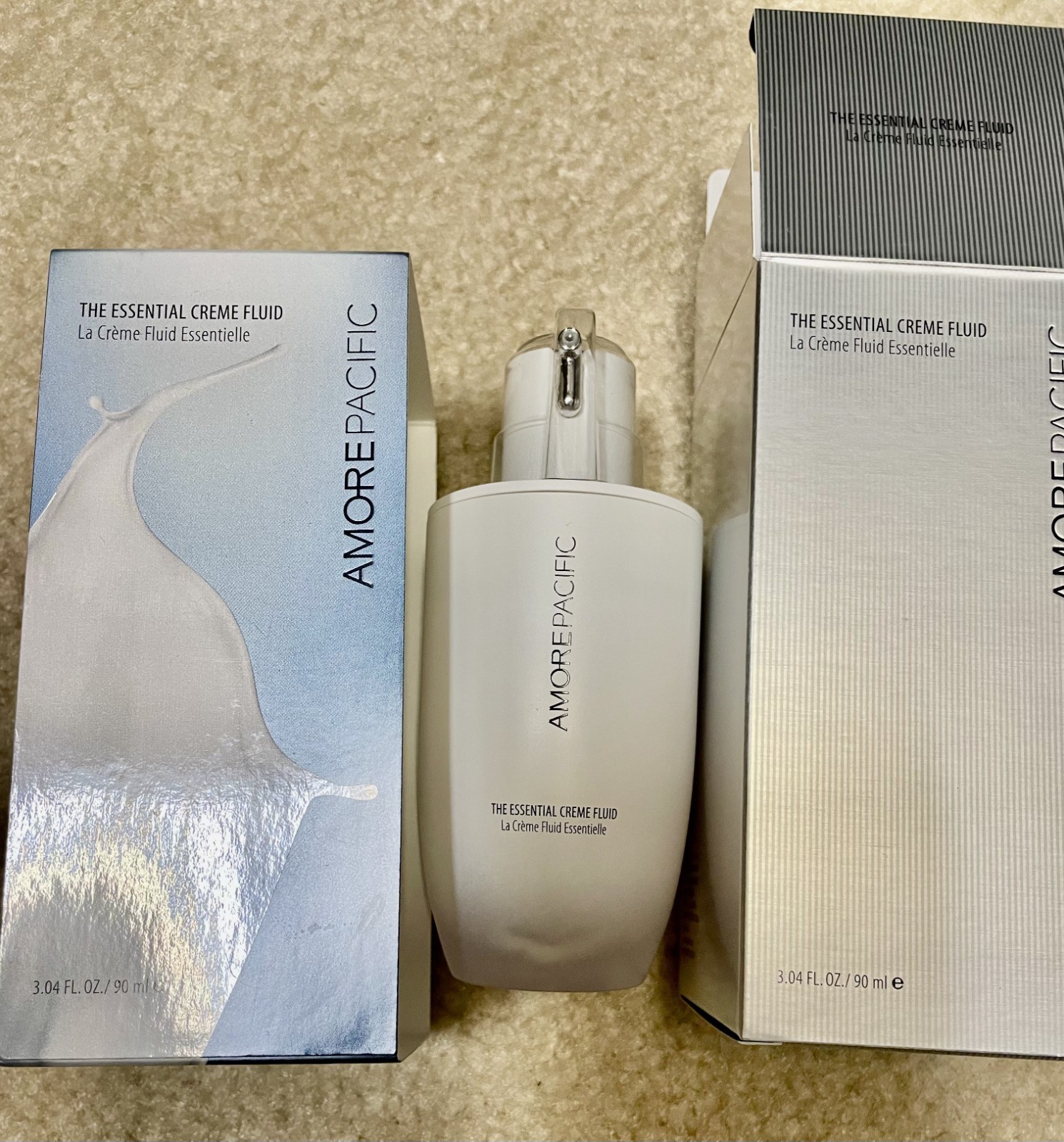 Amore Pacific Essential Creme Fluid ~ 3.04 fl oz ~New In Box