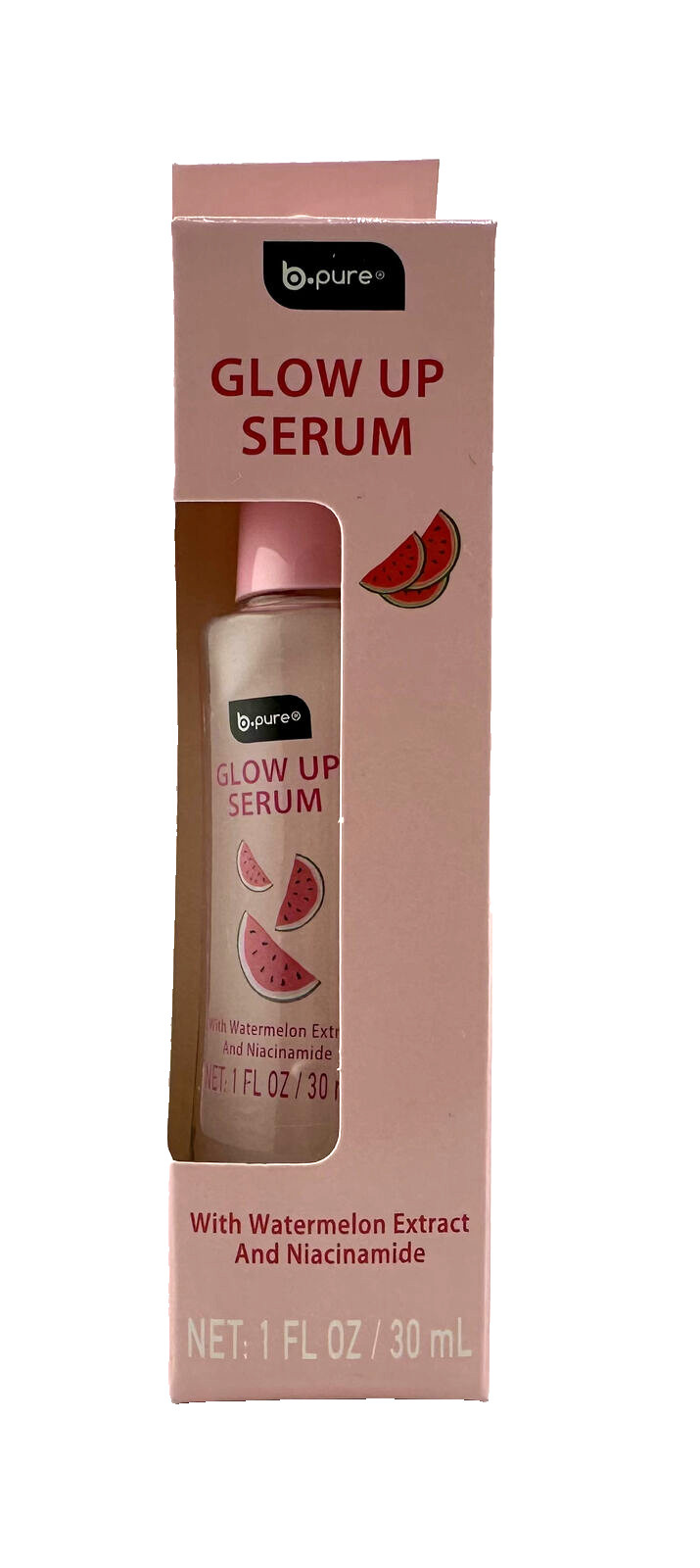 B-Pure Watermelon Glow Up Night Moisturizer, Serum & Toner – 2 Sets