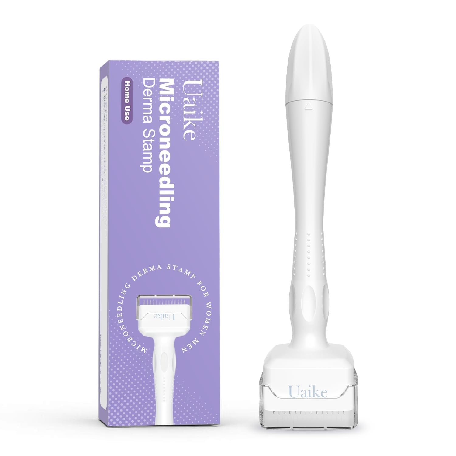 Microneedling Derma Stamp for Hair, Beard, Scalp & Face – Home Use Dermaroller