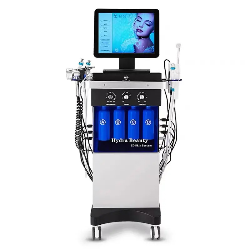 14In1 Facial Water Aqua Dermabrasion Machine Diamond Hydro Oxygen Jet Peeling