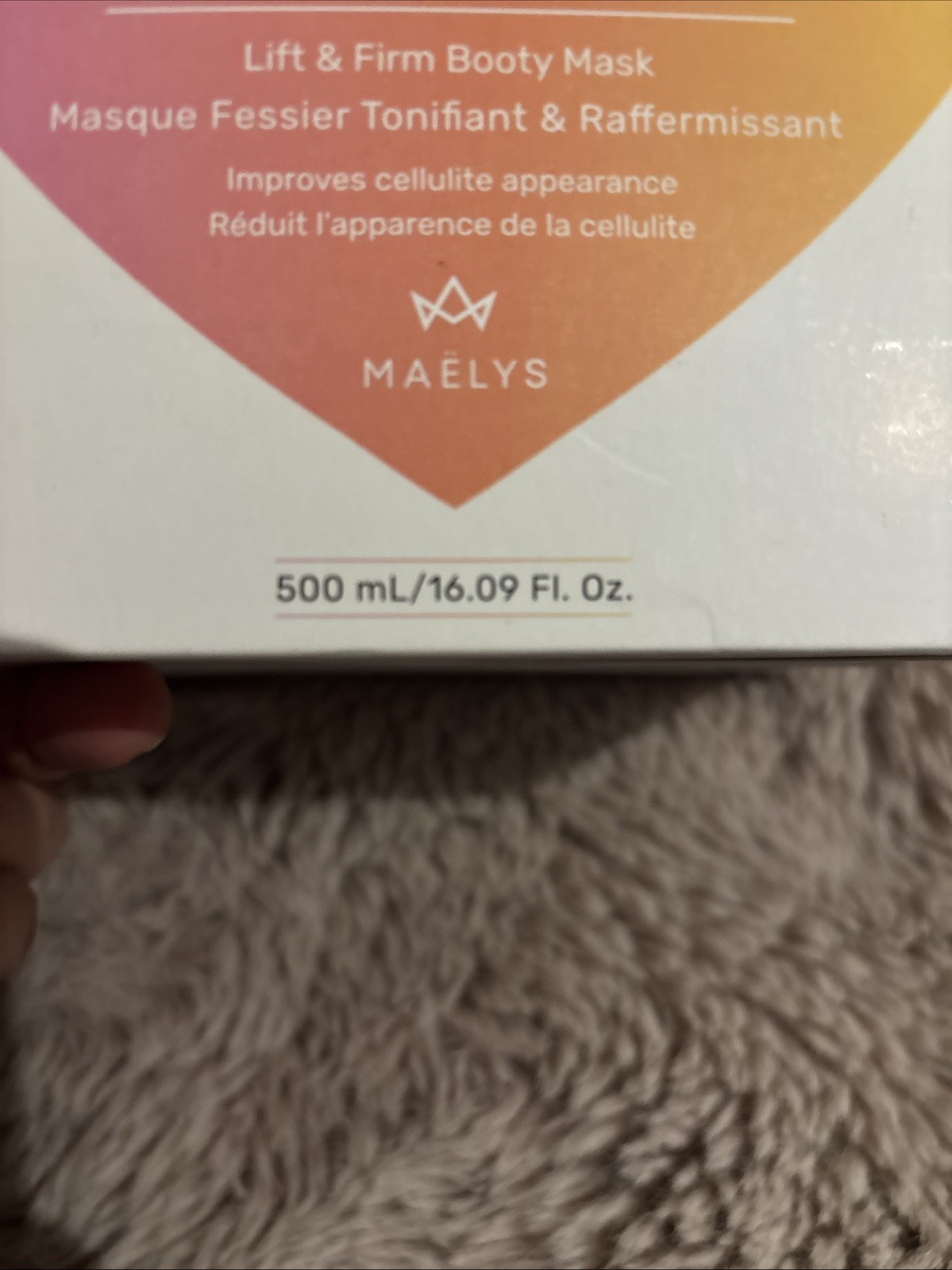 Maelys Cosmetics B-Tight Lift and Firm Booty Mask Moisturizer – 16.09fl oz 500ml