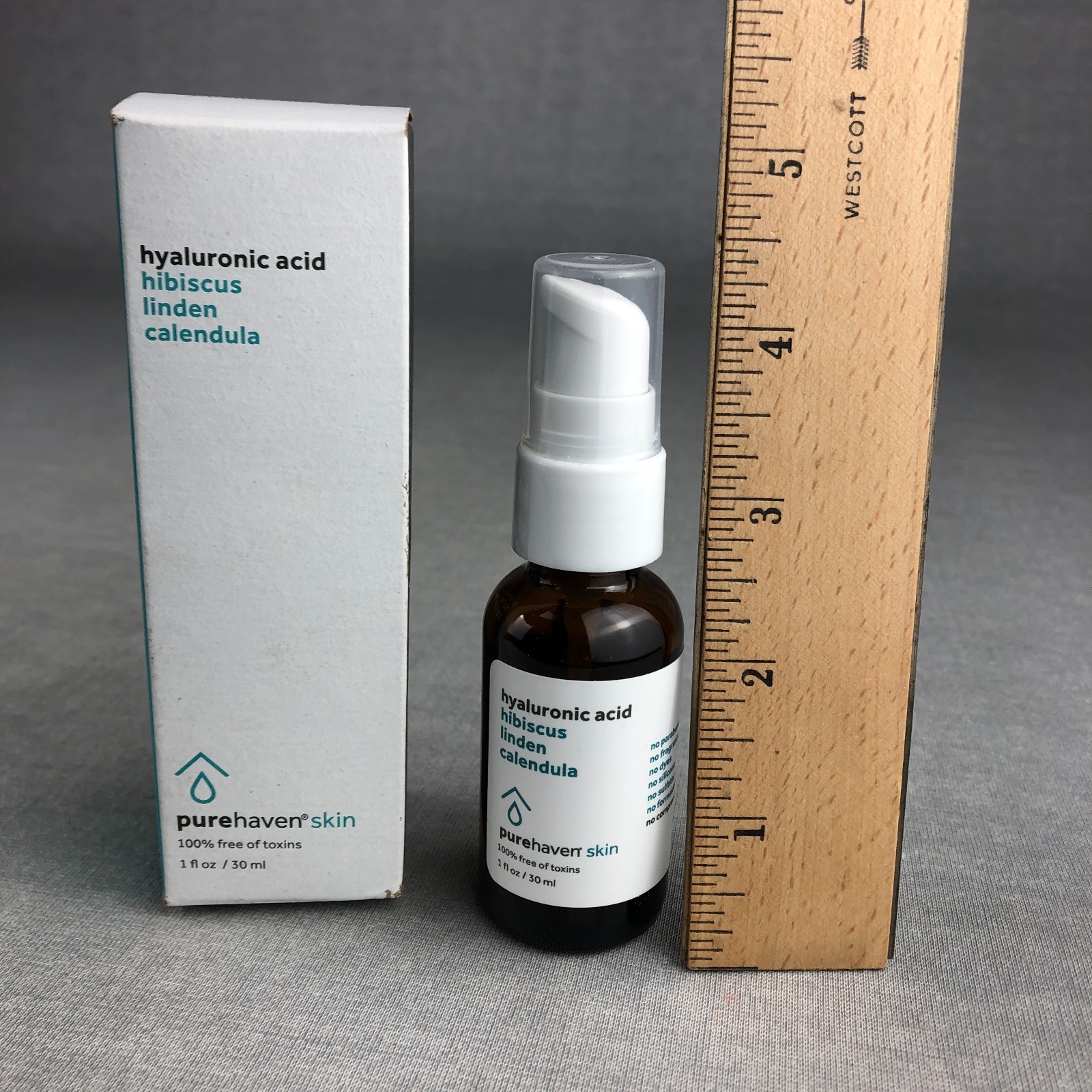 Pure Haven Non-Toxic Skin Care Kit Moisturizer Toner Hyaluronic Night Deodorant