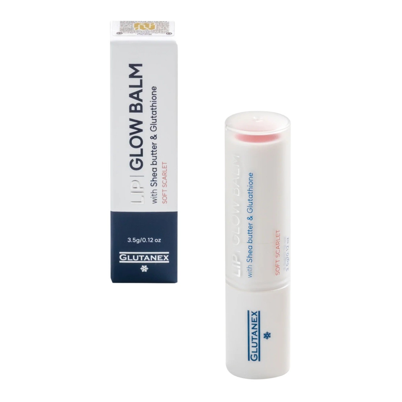 Glutanex Lip Glow Balm Soft Scarlet