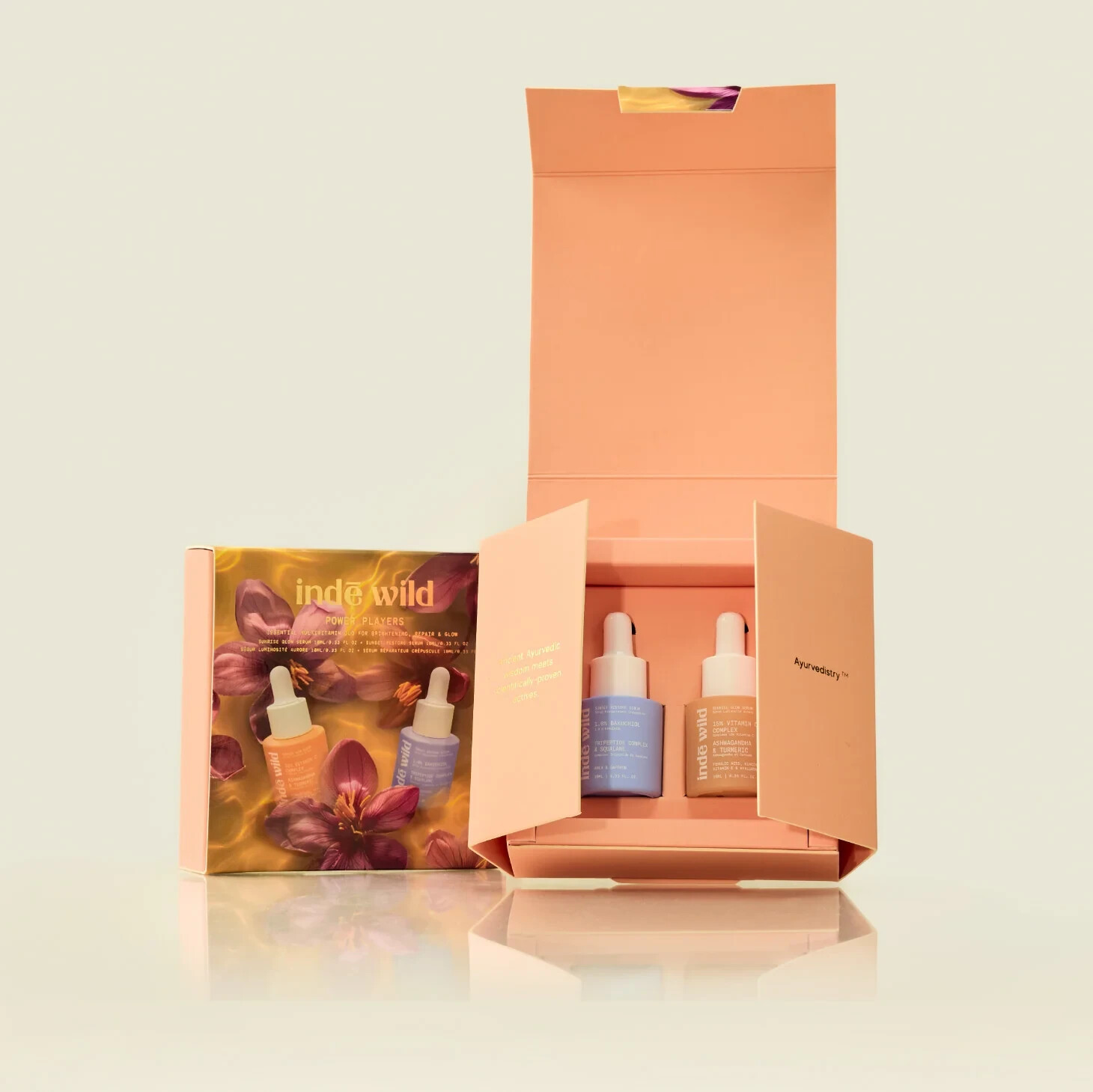 NEW Inde Wild Power Players Giftbox Day & Night Holiday Glow 10mL/0.33 fl oz