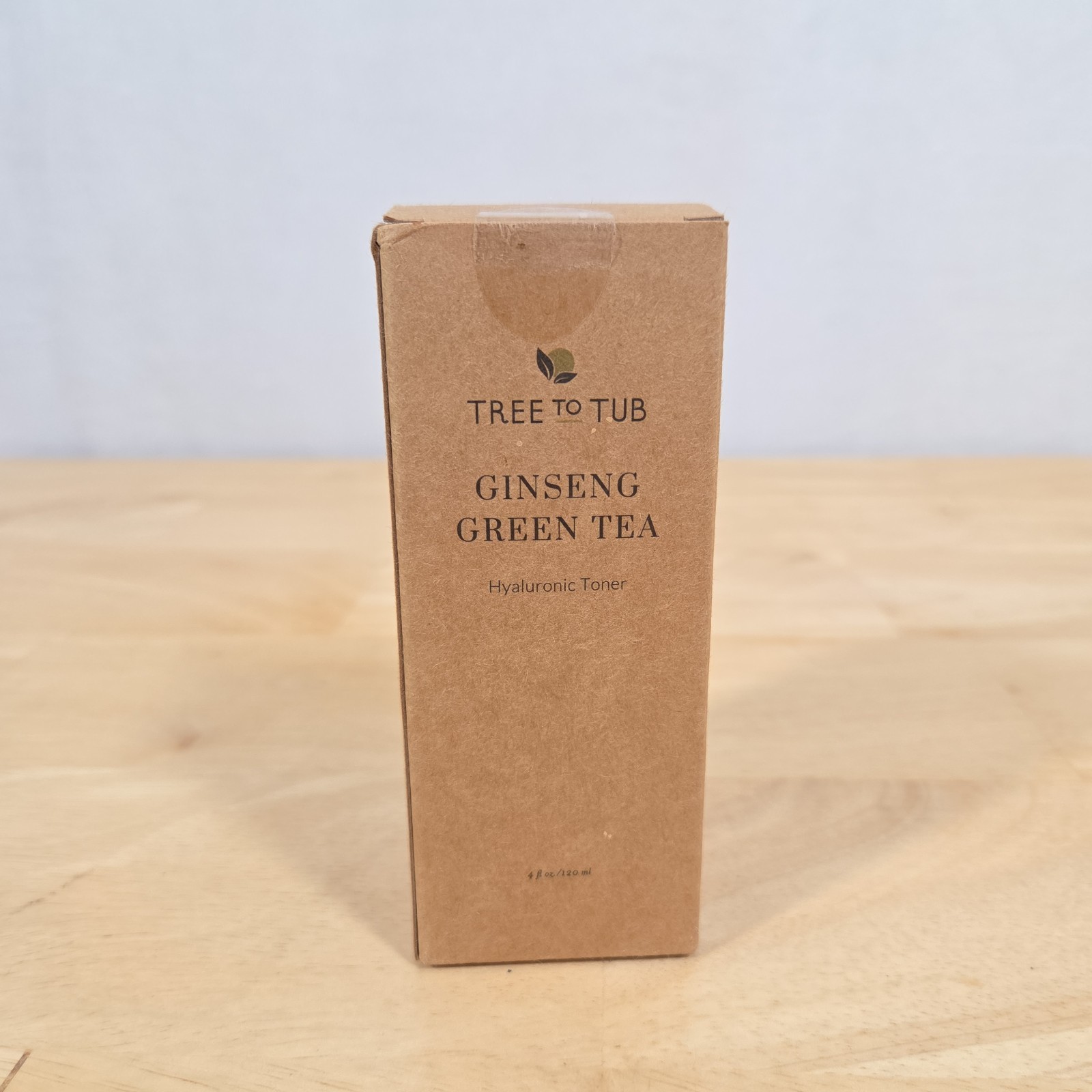 Tree To Tub Ginseng Green Tea Hyaluronic Toner 4 fl oz NEW IN BOX