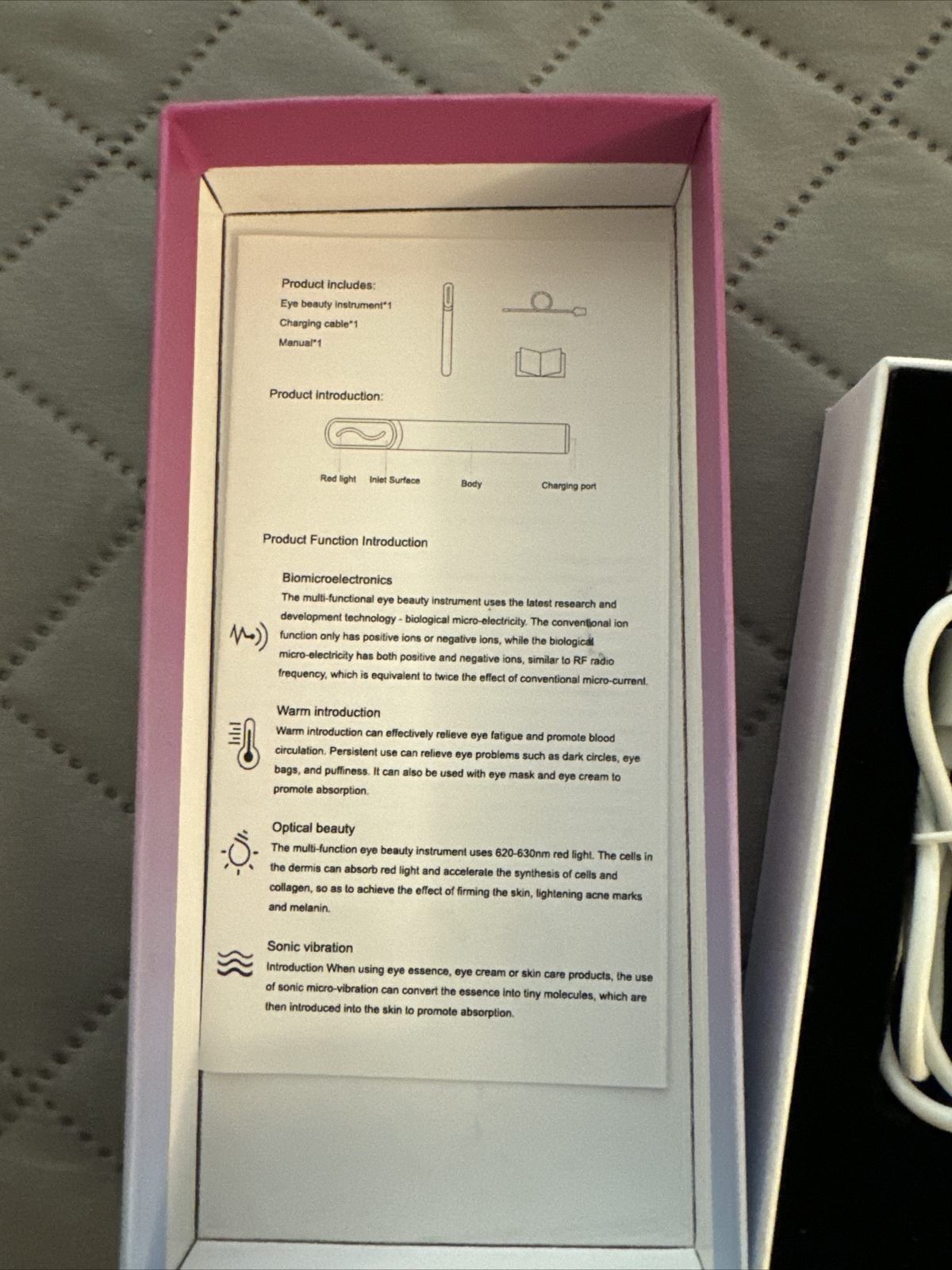 Sky Bliss Beauty Wand Anti Aging Advanced Skin Care Device Rejuvenation