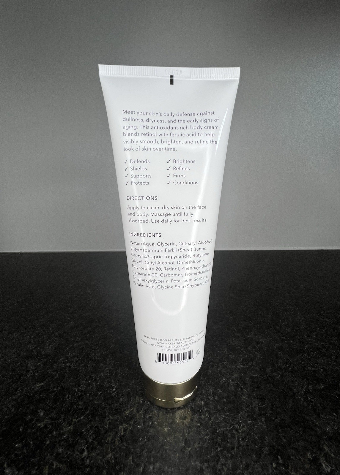 Nakery SkinReserve Retinol + Ferulic Face & Body Crème 8.4 Oz – BRAND NEW SEALED