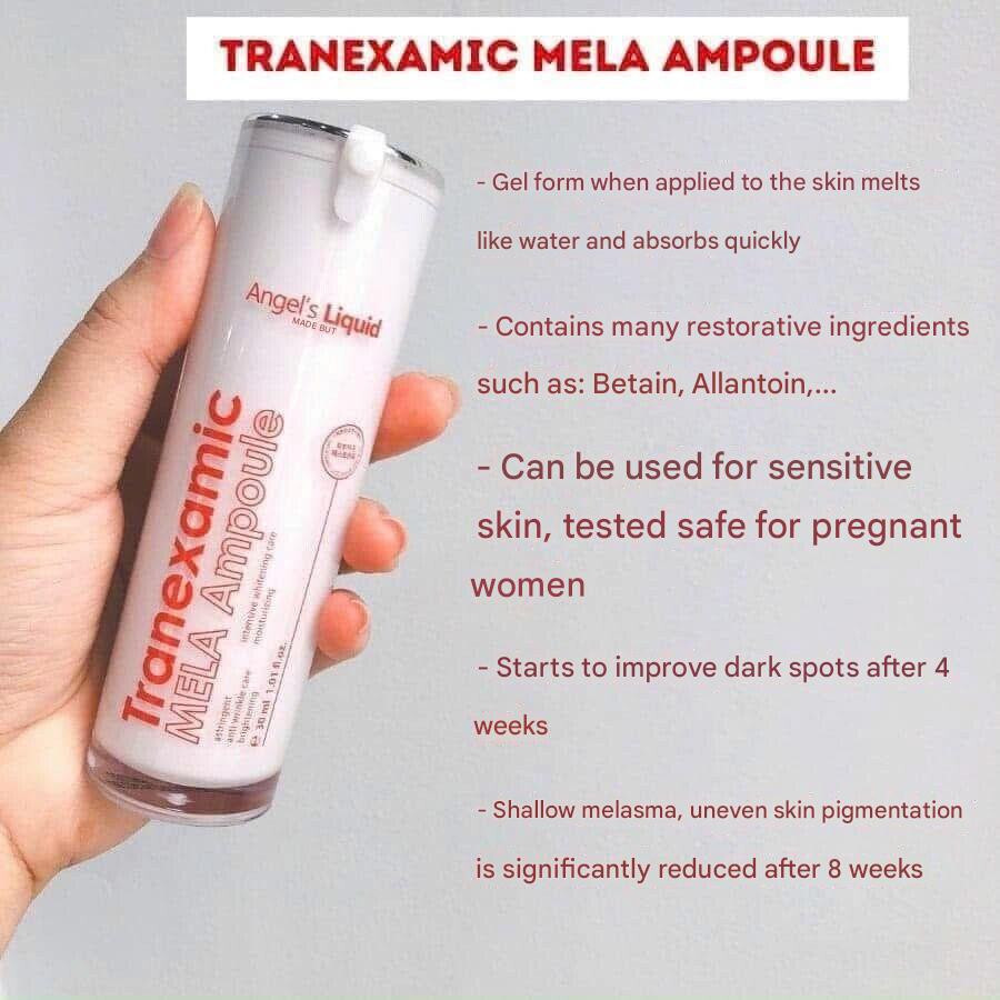 Angel’s Liquid Tranexamic Mela Ampoules 30ml/1.01 FL.oz. Made In Korea