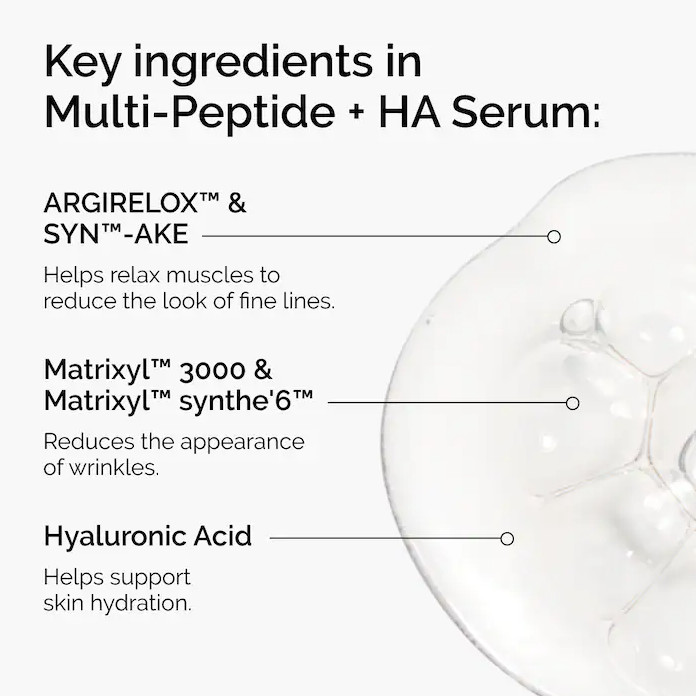 NIBThe Ordinary  Multi-Peptide+Hyaluronic Acid Serum for Firmness and Elasticity