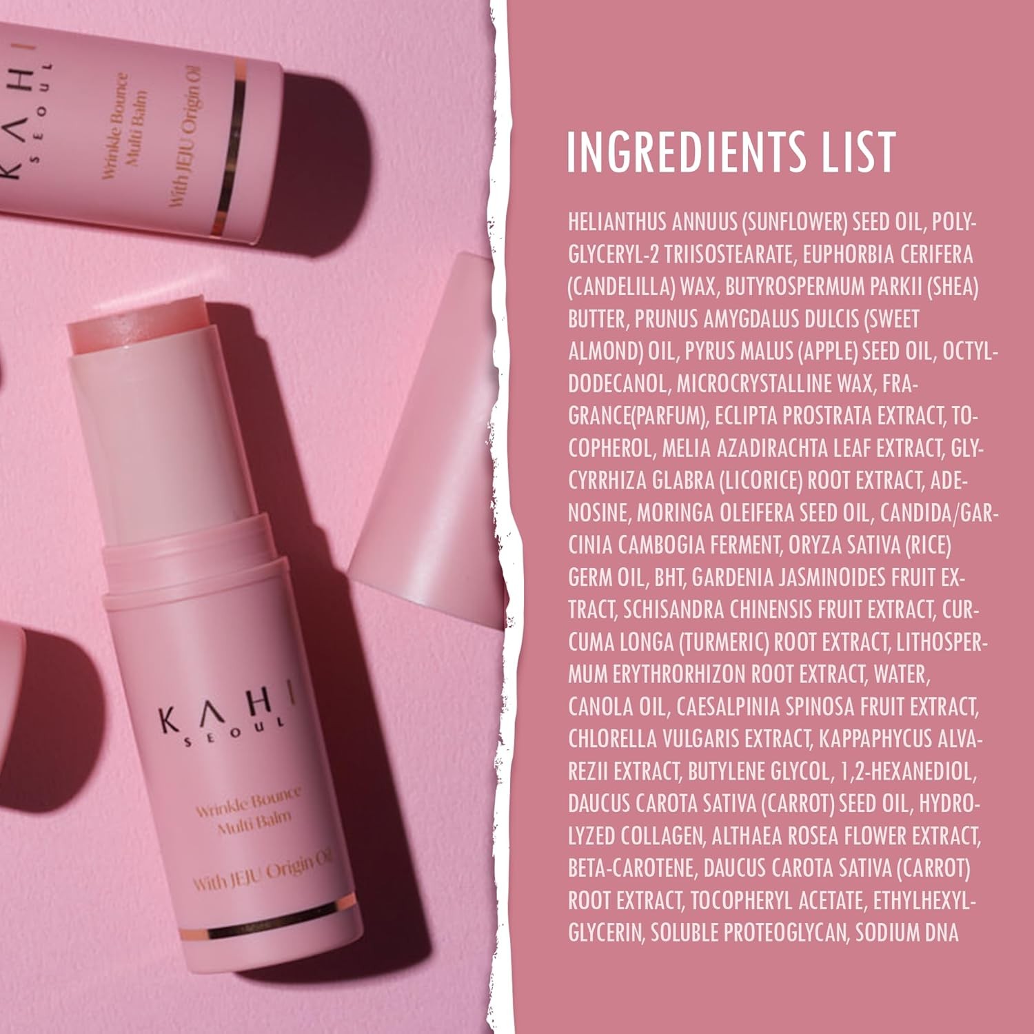 KAHI Wrinkle Bounce Multi Balm Stick | PDRN Collagen Wrinkle Stick | Korean Balm