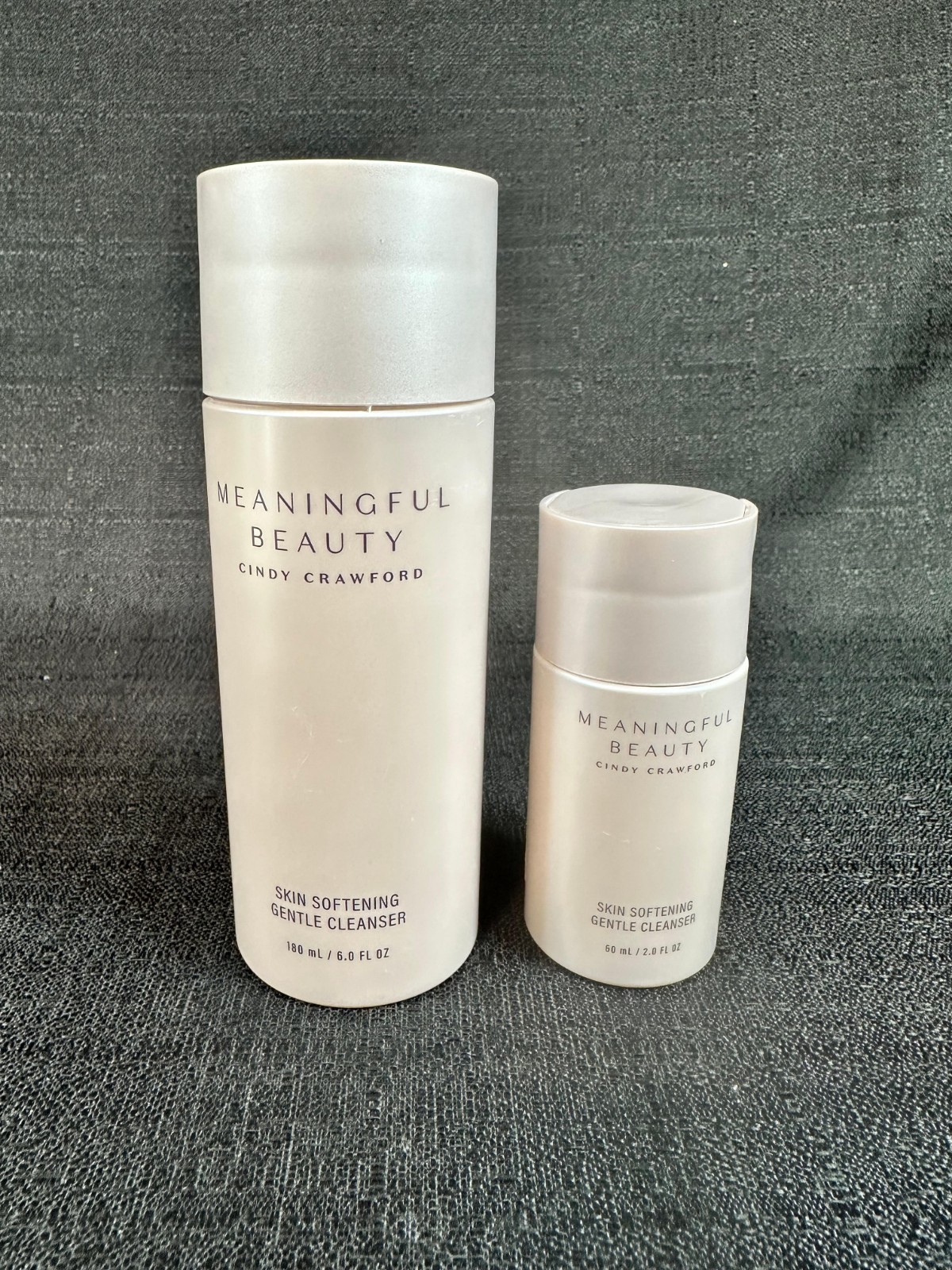 Cindy Crawford Meaningful Beauty Skin Softening Gentle Cleanser 6 oz + Travel Sz
