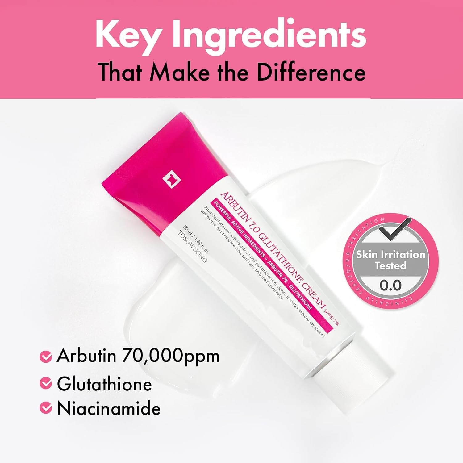 Brightening Cream with Arbutin & Glutathione
