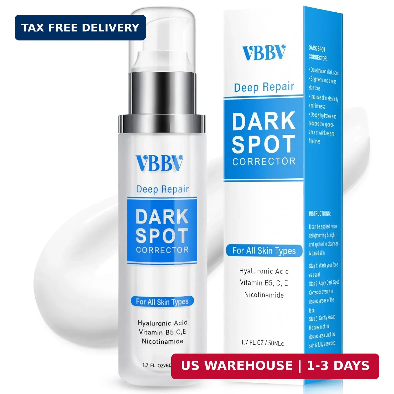VBBV Dark Spot Remover for Face and Body, Dark Spot Corrector, Sun Spot Freckles