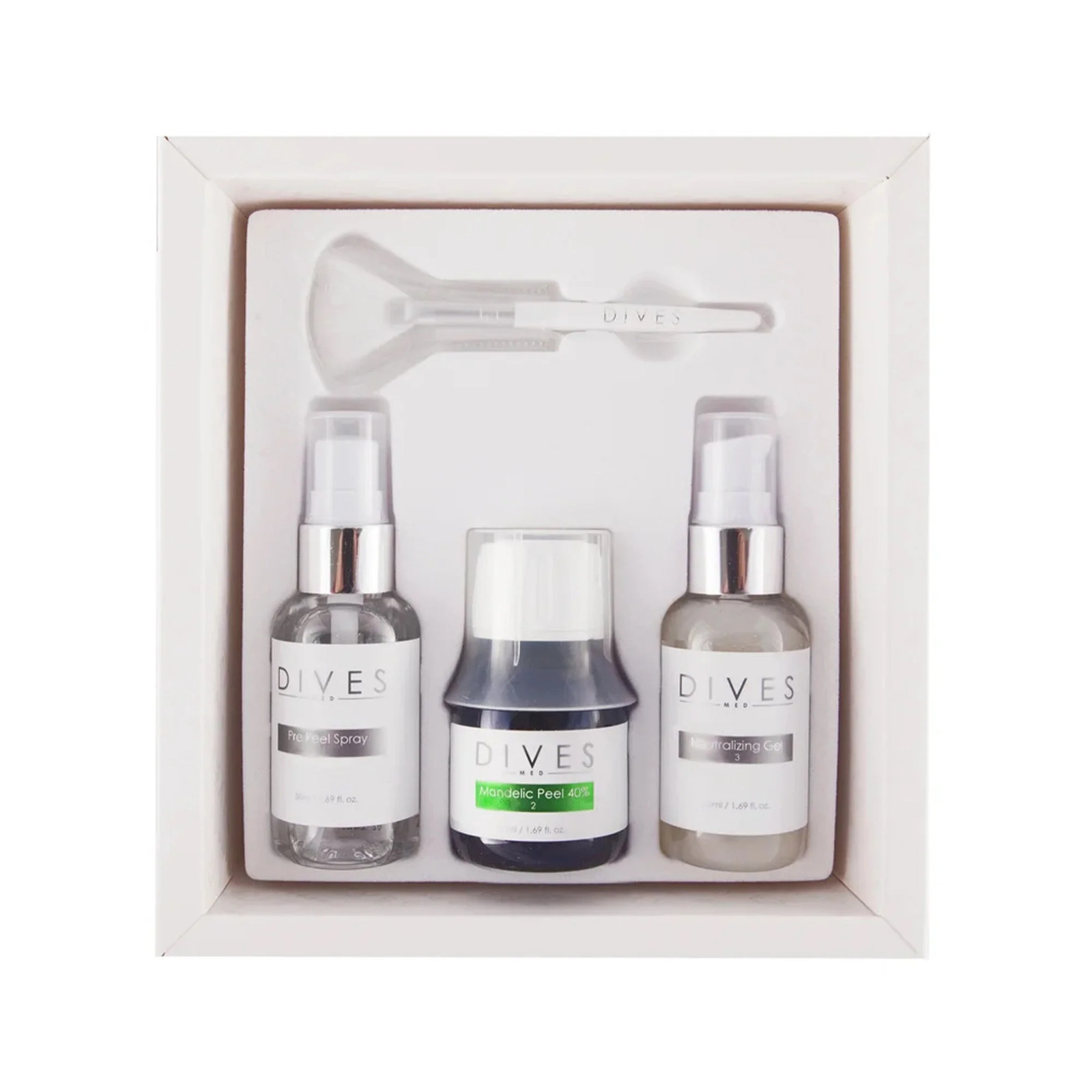 DIVES MED Mandelic Peel 40% Exfoliating Facial Amino Acid Skin Care Set 50ml
