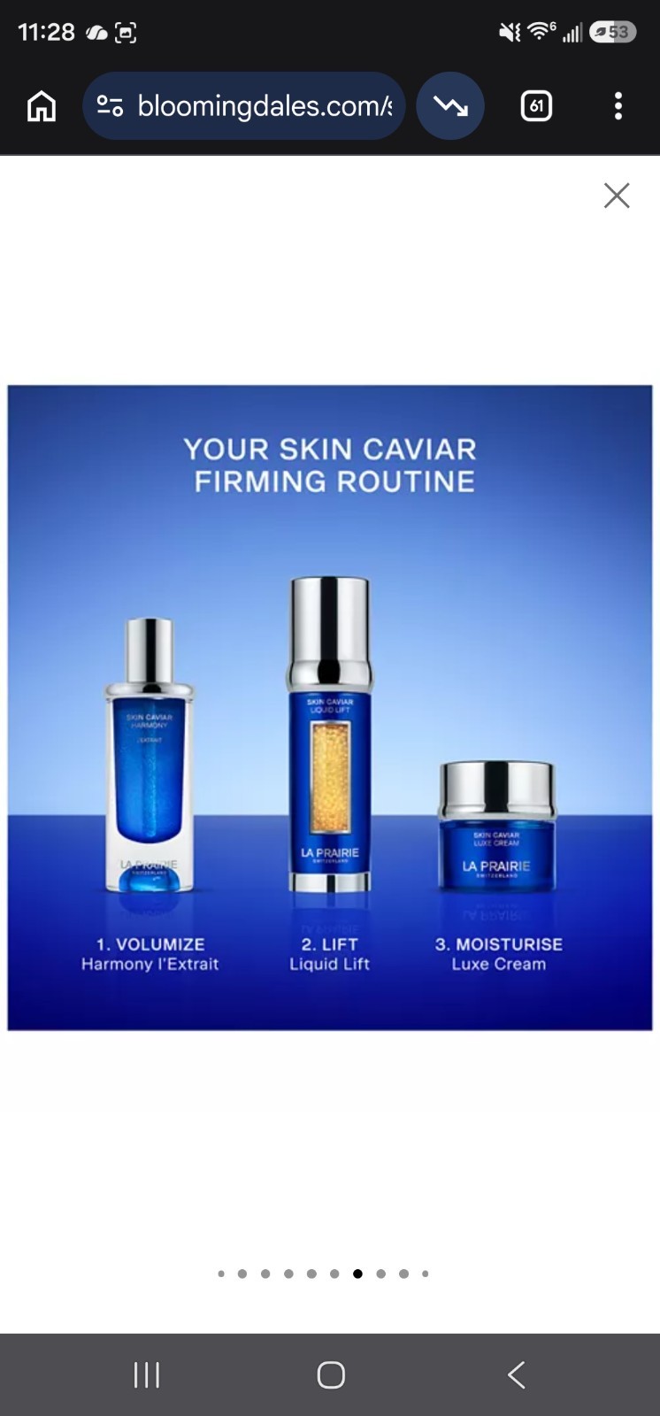 La Prairie Switzerland Skin Caviar Harmony L’Extrait 20ML/0.68 OZ NIB Msrp $860
