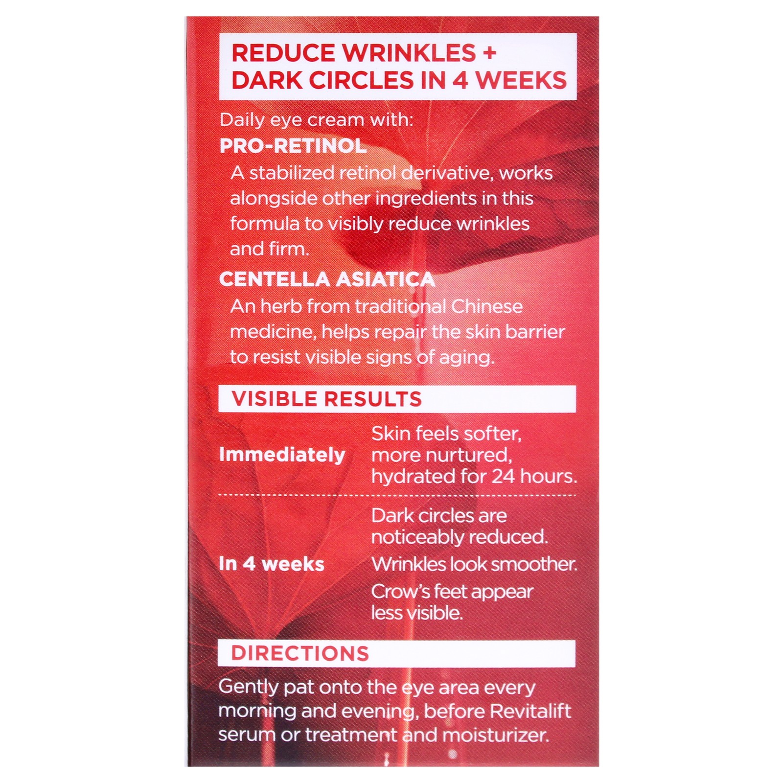 Revitalift Anti-Wrinkle Plus Firming Eye Cream by LOreal Paris – 0.5 oz Cream