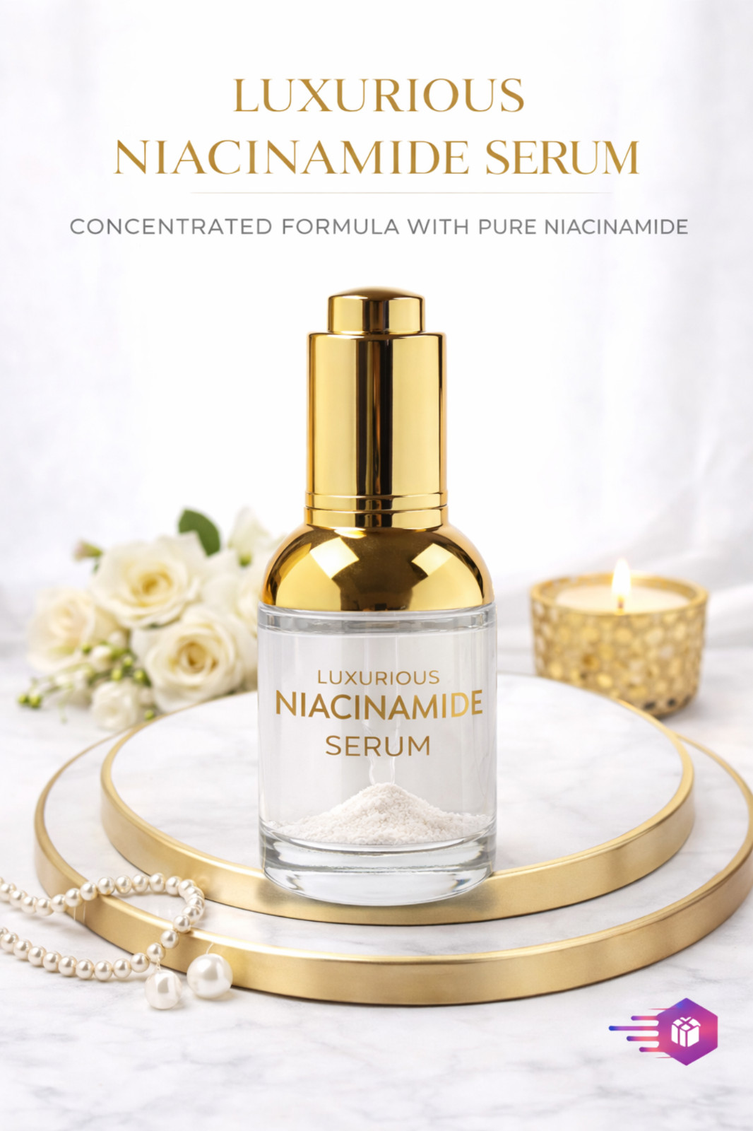 Pure Niacinamide (Nicotinamide) Powder Cosmetic Grade A (Vitamin B3) CAS 98-92-0