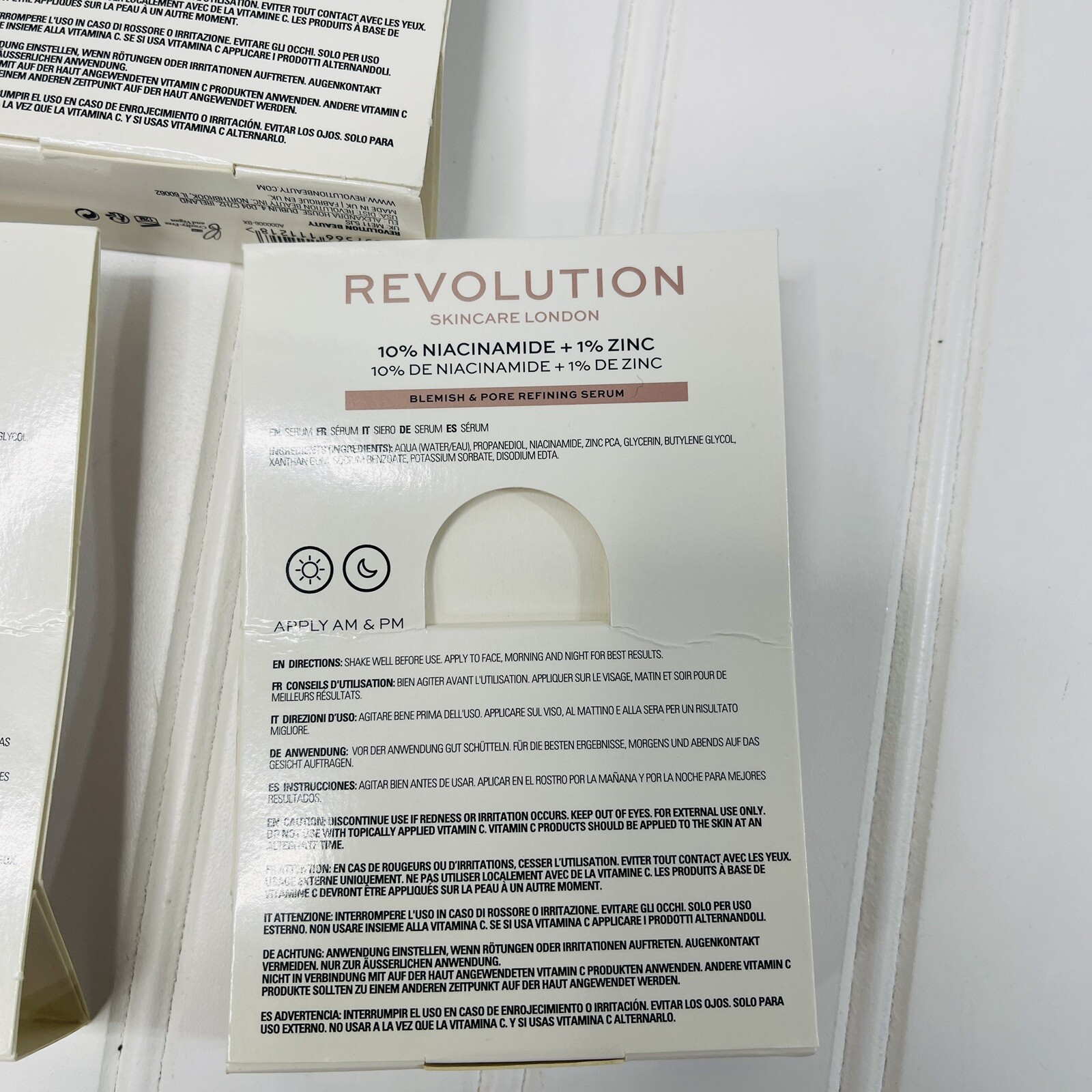 Revolution Skincare London 2% Hyaluronic Acid 0.16oz Deluxe Sample Size Bundle 3