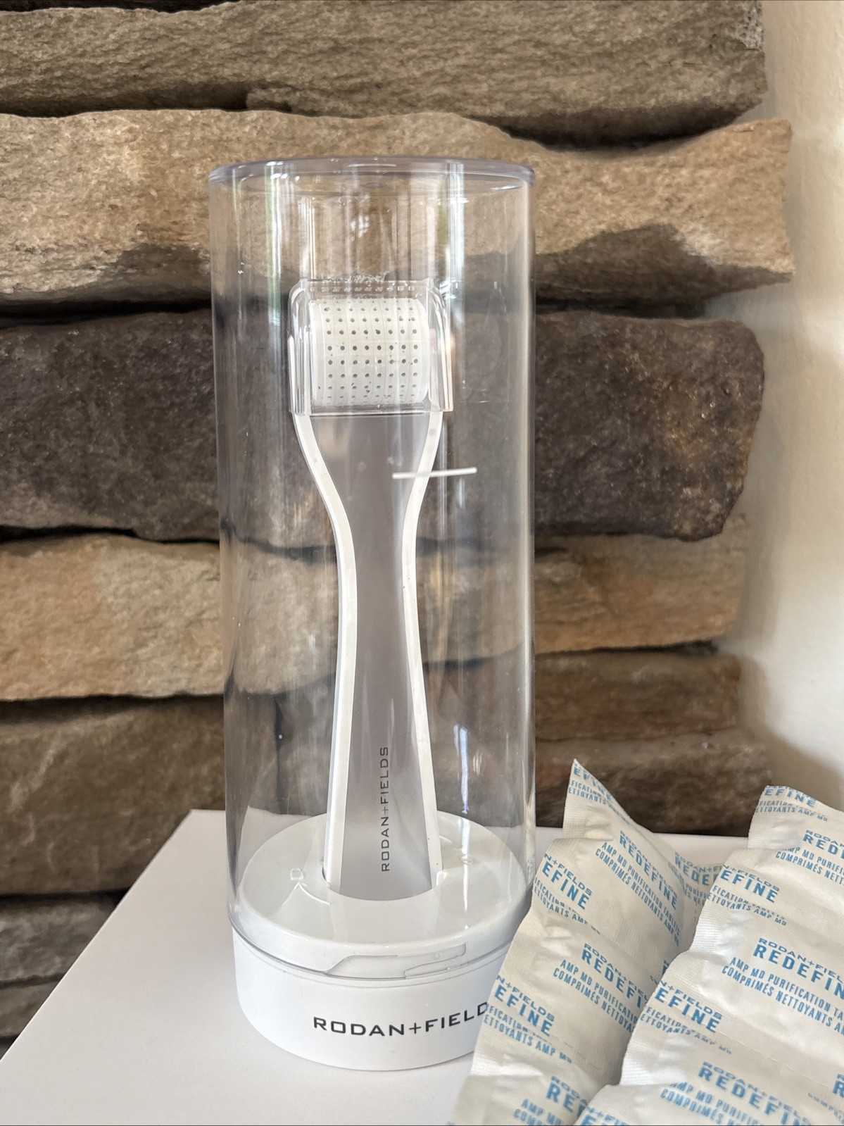 Rodan + Fields Redefine AMP MD System Anti-Aging System w/Roller Serum Purify