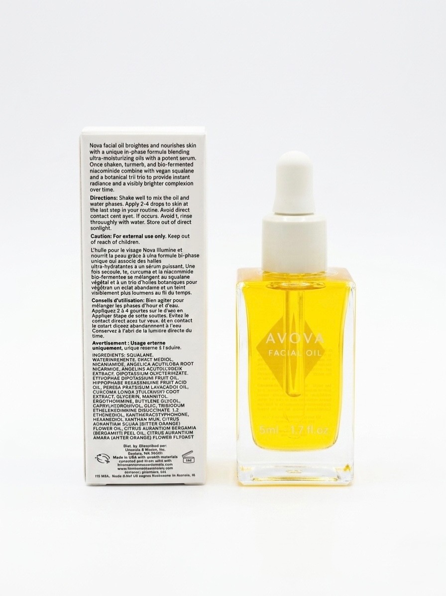 HERBIVORE Nova Facial Oil – Bi-Phase Glow with Tumeric + Niacinamide 1.7 fl oz