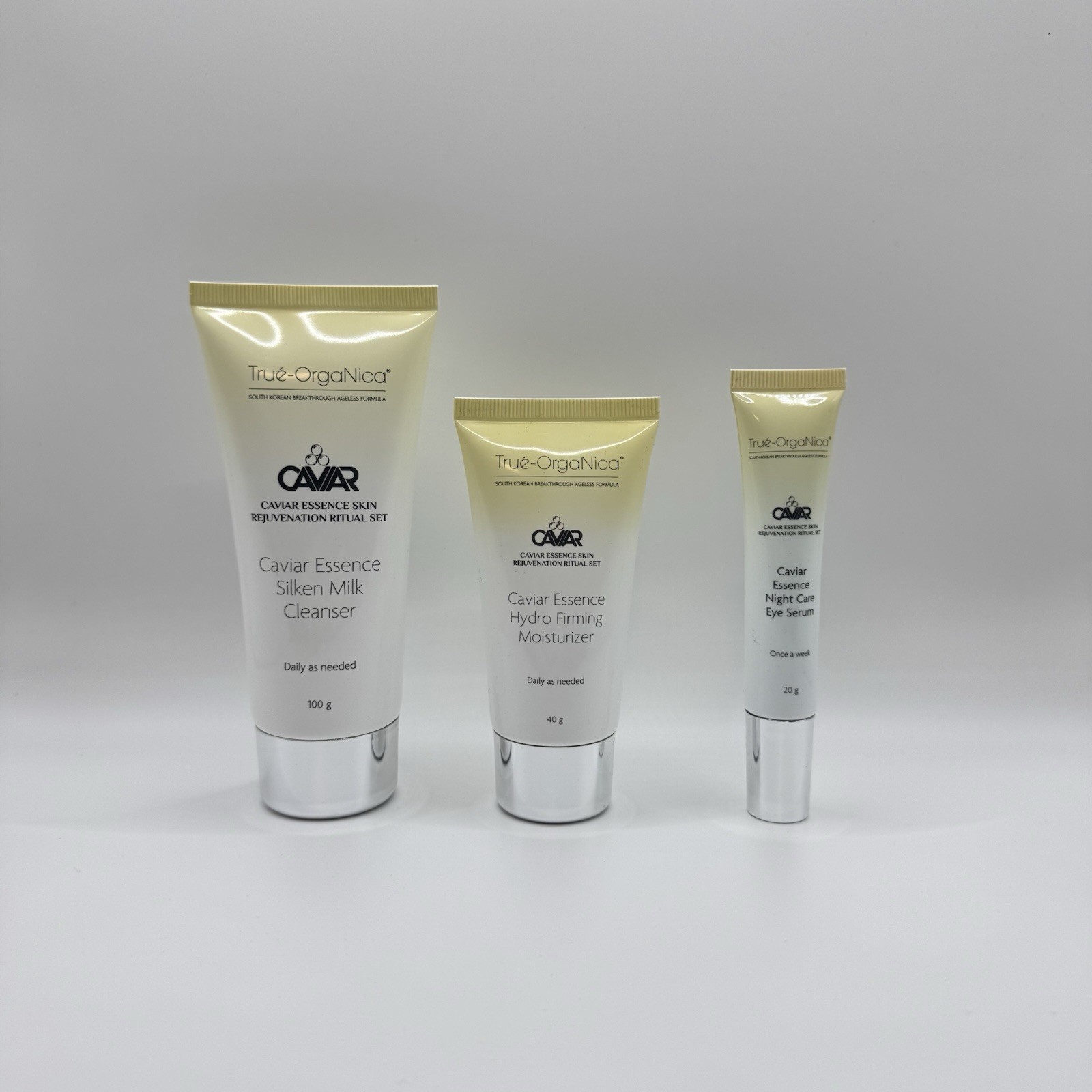 Caviar Rejuvenating Skin Face Cleaner, Toner, Refining Serum, Eye , Moisturizer