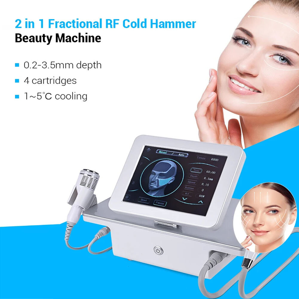 2in1 Micro Pin Machine Cold Hammer Anti Scars Spot Wrinkle Removal Beauty Device