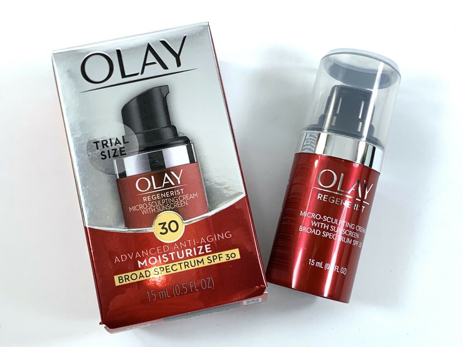 Olay Regenerist Micro-Sculpting Moisturizer Cream Trial Size• 1 Jar and 1 Bottle